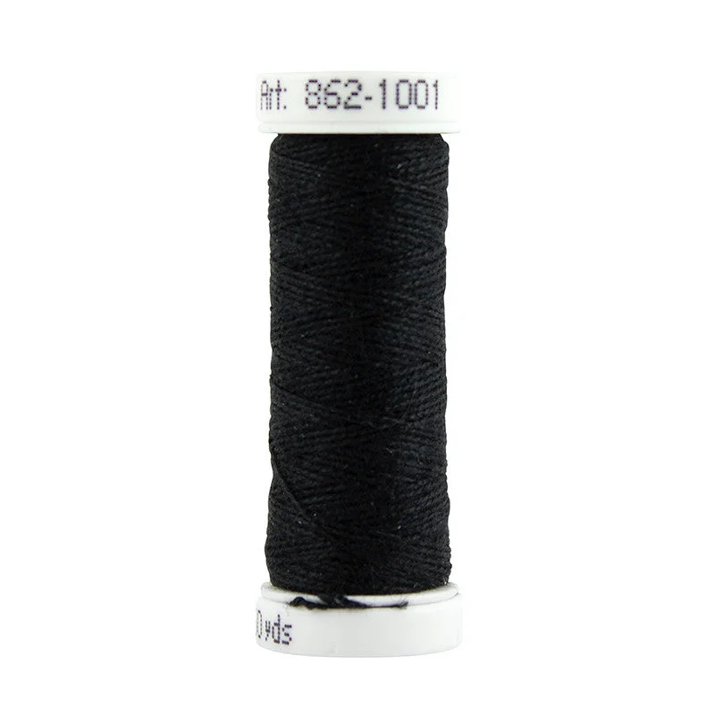 FILAINE PETITES: 12wt Acrylic 50yds-Black 1001