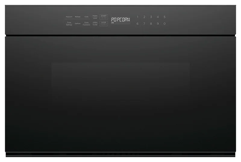 Fisher & Paykel - 1.2 cu. Ft Built In Microwave in Black - OMD24SDB1 Black