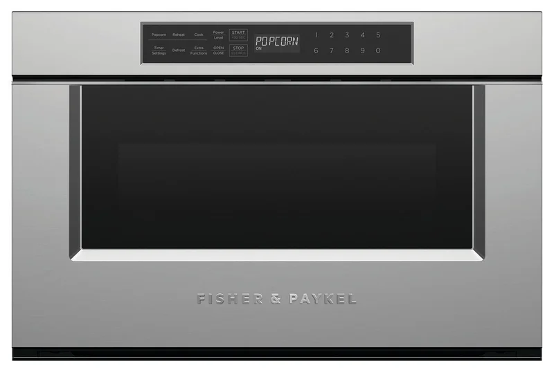 Fisher & Paykel - 1.2 cu. Ft Built In Microwave in Stainless - OMD24SPX1 Stainless