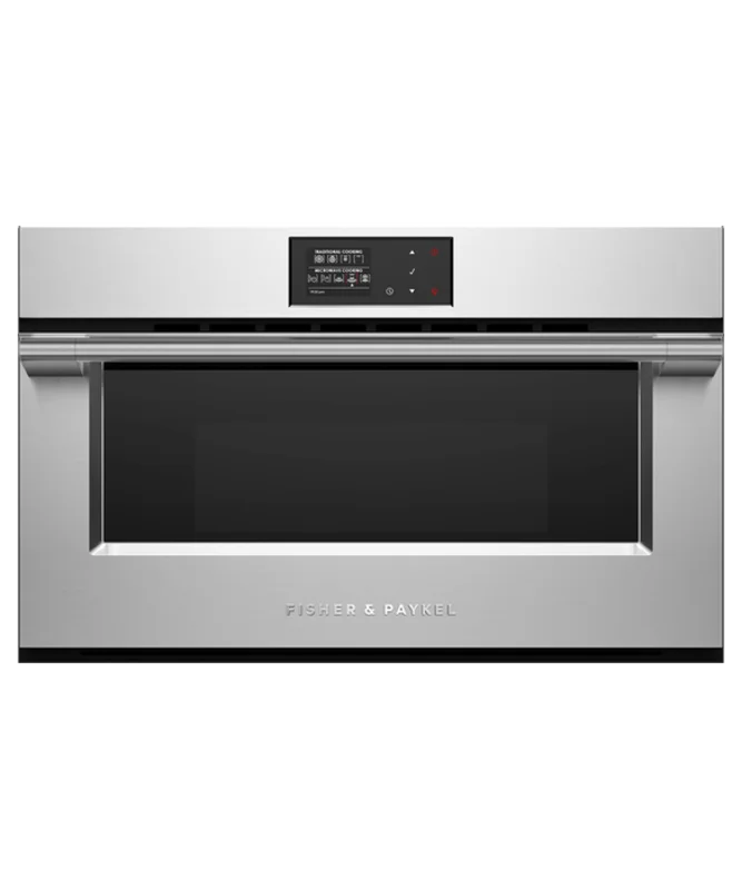 Fisher Paykel - 1.3 cu. ft Speed Wall Oven in Stainless - OM30NPX1 Stainless