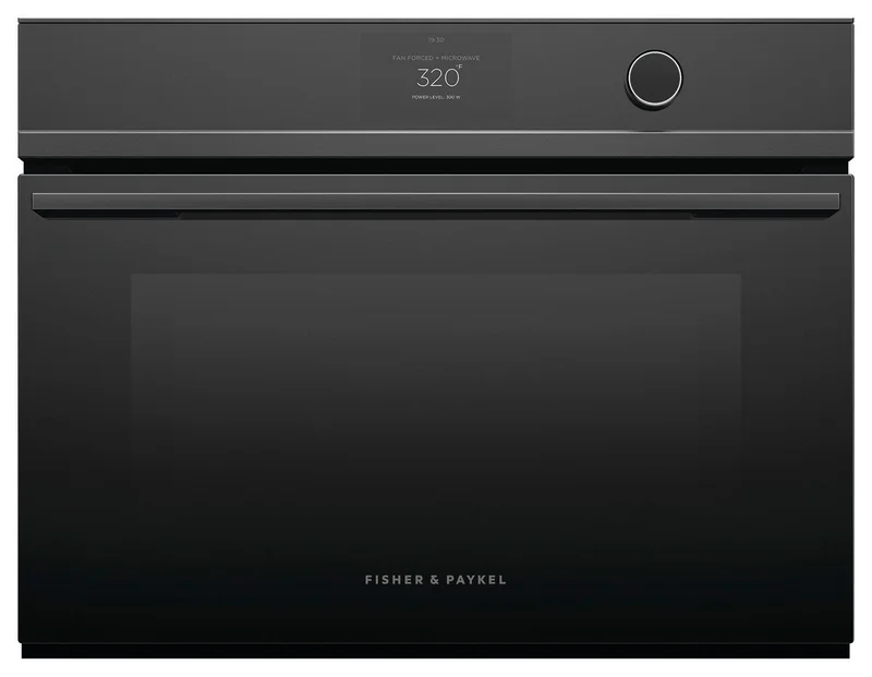 Fisher Paykel - 1.7 cu. ft Single Wall Oven in Black - OM24NDTDB1 Black