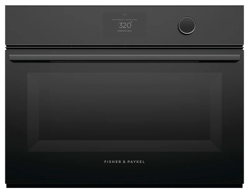Fisher Paykel - 1.7 cu. ft Single Wall Oven in Black - OM24NMTDB1 Black