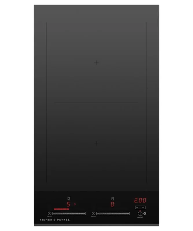 Fisher Paykel - 11.8125 inch wide Induction Cooktop in Black - CI122DTB4 Black