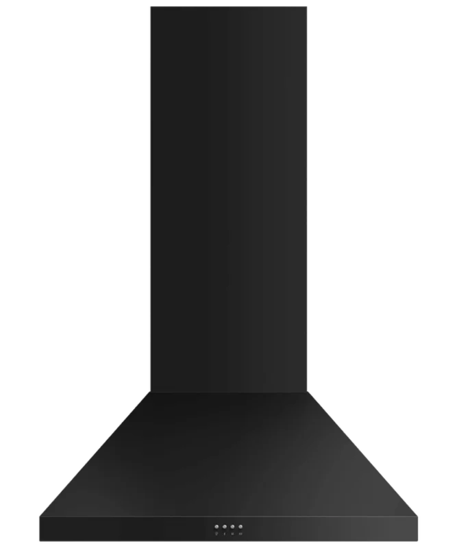 Fisher Paykel - 29.75 Inch 600 CFM Wall Mount and Chimney Range Vent in Black - HC30PCB1 Black