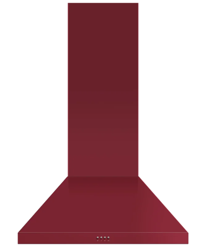 Fisher Paykel - 29.75 Inch 600 CFM Wall Mount and Chimney Range Vent in Red - HC30PCR1 Red