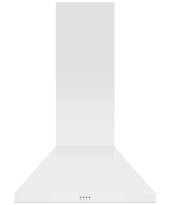 Fisher Paykel - 29.75 Inch 600 CFM Wall Mount and Chimney Range Vent in White - HC30PCW1 White