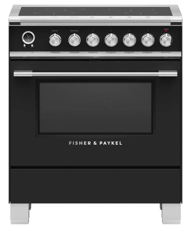 Fisher Paykel - 3.5 cu. ft Induction Range in Black - OR30SCI6B1 Black