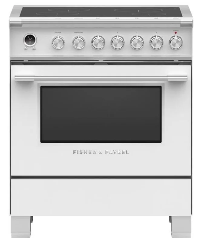 Fisher Paykel - 3.5 cu. ft Induction Range in White - OR30SCI6W1 White