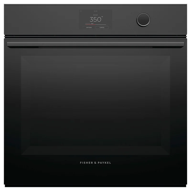 Fisher Paykel - 3 cu. ft Single Wall Oven in Black - OB24SMPTDB1 Black