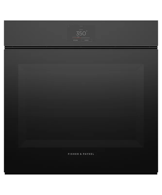 Fisher & Paykel - 3 cu. ft Single Wall Oven in Black - OB24SMPTNB1 Black