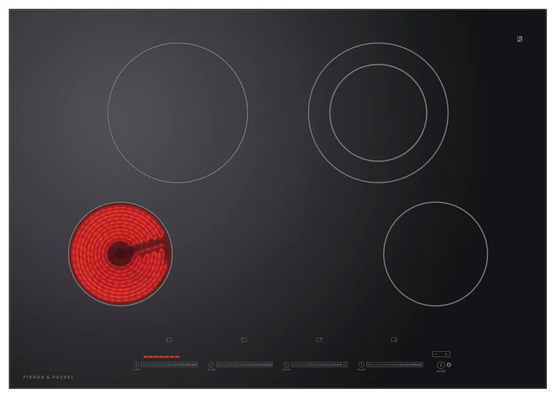 Fisher & Paykel - 30 Inch Electric Cooktop in Black - CE304DTB1 Black