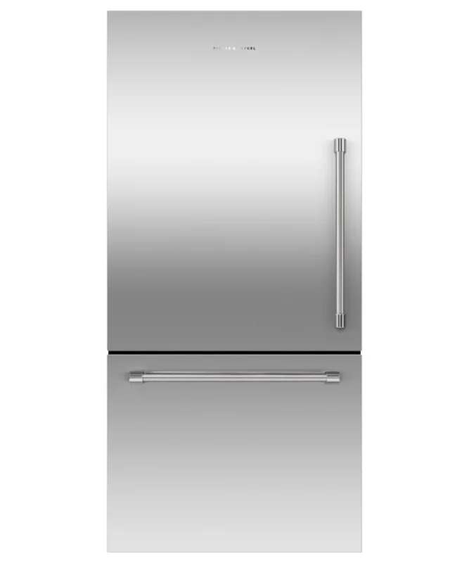 Fisher Paykel - 31.1 Inch 17.1 cu. ft Bottom Mount Refrigerator in Stainless - RF170WLKJX6 Stainless