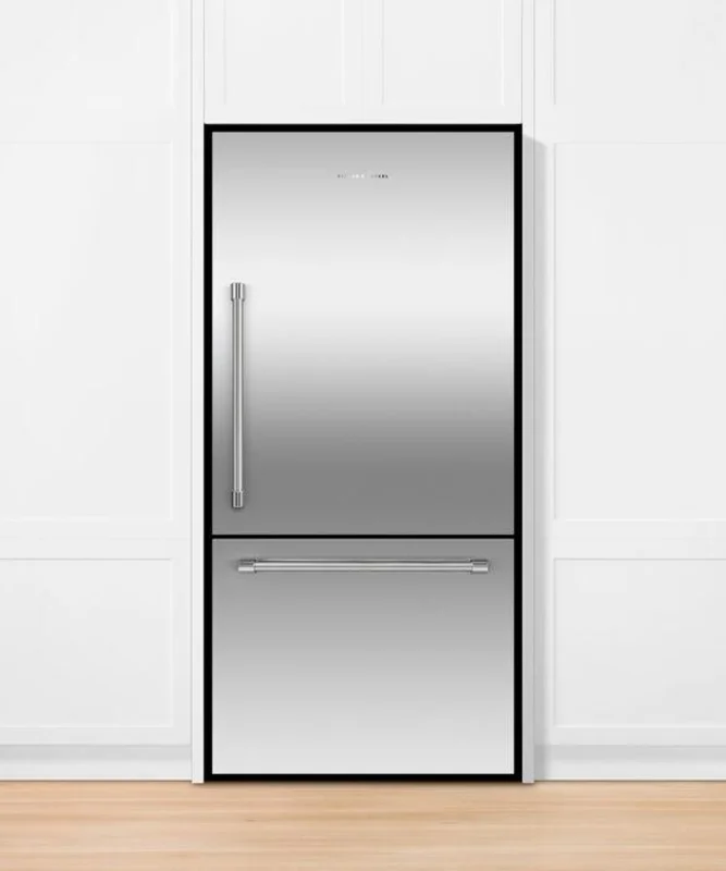 Fisher Paykel - 31.1 Inch 17.1 cu. ft Bottom Mount Refrigerator in Stainless - RF170WRKJX6 Stainless