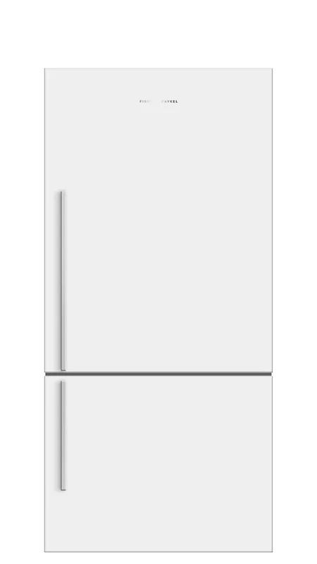 Fisher Paykel - 31.125 Inch 17.5 cu. ft Bottom Mount Refrigerator in White - E522BRWFD5 N White