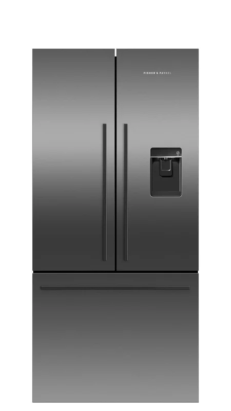 Fisher Paykel - 31 Inch 16.9 cu. ft French Door Refrigerator in Black Stainless - RF170ADUSB5 Black Stainless