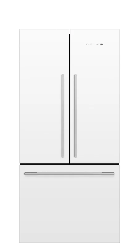 Fisher Paykel - 31 Inch 16.9 cu. ft French Door Refrigerator in White - RF170ADW5 N White