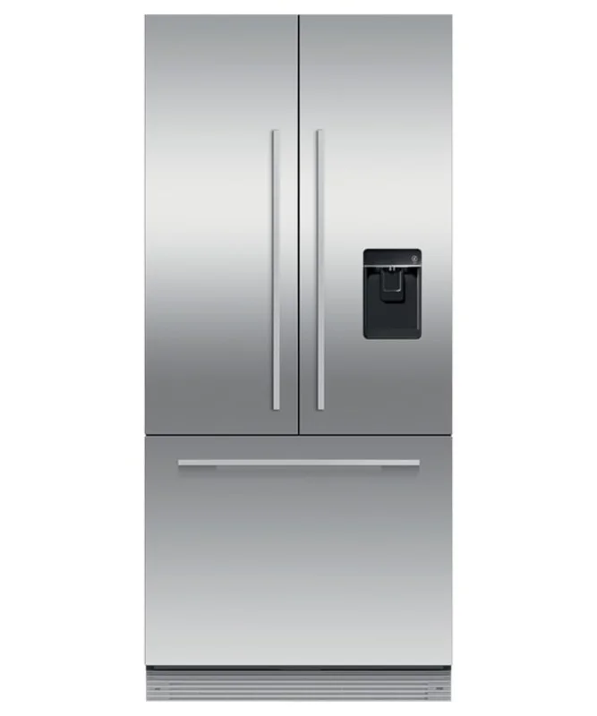 Fisher Paykel - 32 Inch 14.7 cu. ft Built In / Integrated French Door Refrigerator in Stainless - RS32A72U1 STAINLESS STEEL
