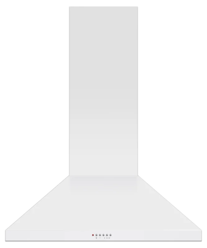 Fisher Paykel - 35.375 Inch 600 CFM Wall Mount and Chimney Range Vent in White - HC36PCW1 White