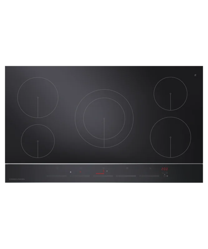Fisher Paykel - 35.4375 inch wide Induction Cooktop in Black - CI365DTB2 N Black