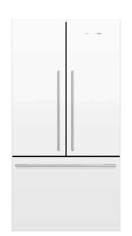 Fisher Paykel - 35.5 Inch 20.1  cu. ft French Door Refrigerator in White - RF201ADW5 N White