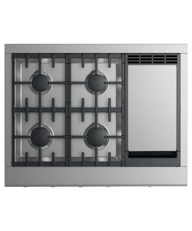 Fisher Paykel - 35.875 inch wide Gas Cooktop in Stainless - CPV2-364GDN N Stainless