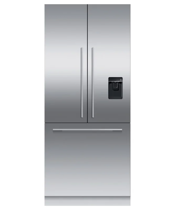 Fisher Paykel - 36 Inch 16.8 cu. ft Built In / Integrated French Door Refrigerator in Stainless - RS36A80U1 N STAINLESS STEEL