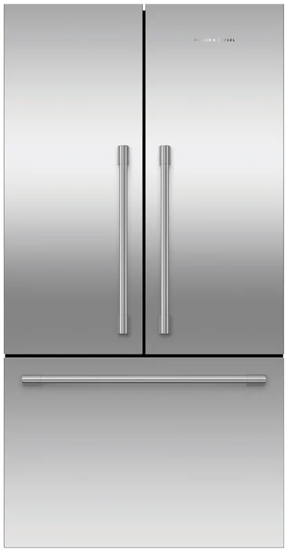 Fisher & Paykel - 36 Inch 20.1 cu. ft French Door Refrigerator in Stainless - RF201AHJSX1 Stainless