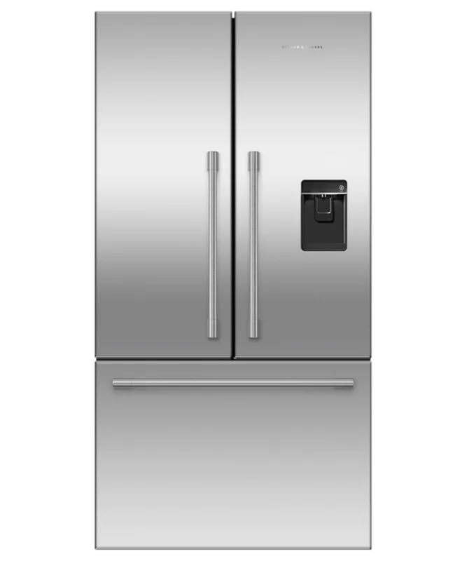 Fisher & Paykel - 36 Inch 20.1 cu. ft French Door Refrigerator in Stainless - RF201AHUSX1 Stainless
