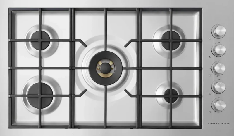 Fisher & Paykel - 36 Inch Gas Cooktop in Stainless - CG365DLPRX2N Stainless