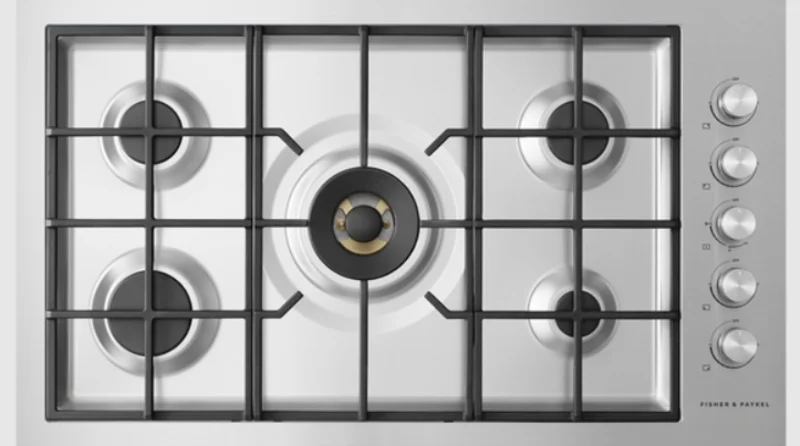 Fisher & Paykel - 36 Inch Gas Cooktop in Stainless - CG365DNGRX2N Stainless