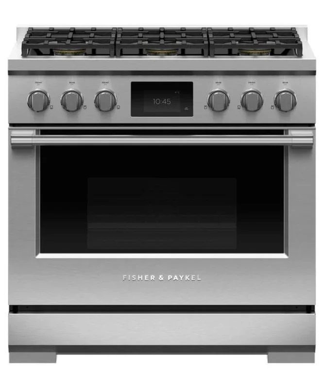 Fisher Paykel - 4.8 cu. ft Dual Fuel Range in Stainless - RDV3-366-N Stainless