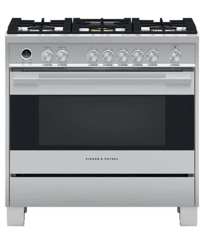 Fisher Paykel - 4.9 cu. ft Dual Fuel Range in Stainless - OR36SDG6X1 Stainless
