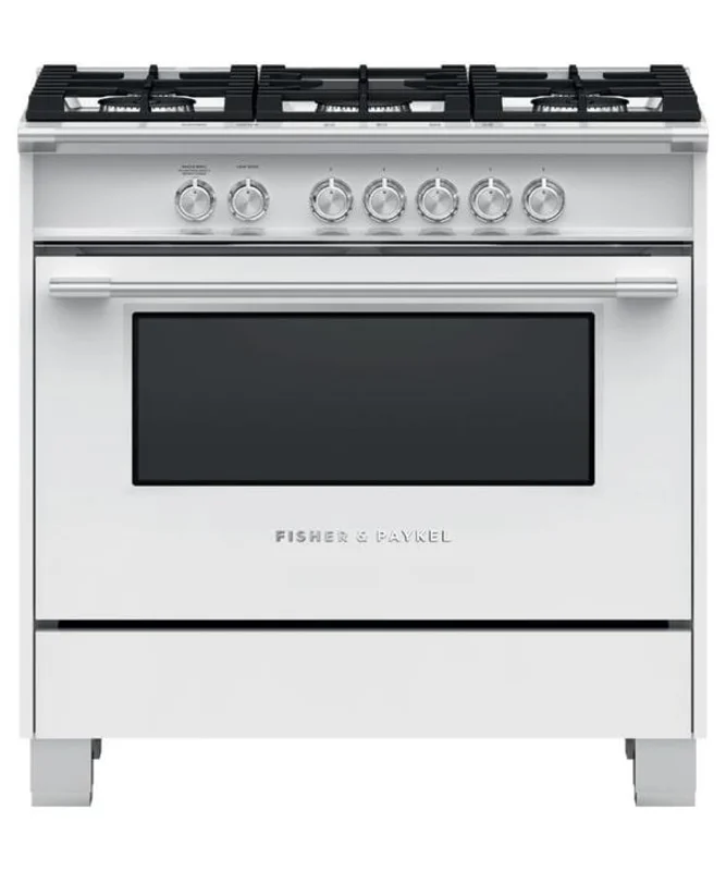 Fisher Paykel - 4.9 cu. ft Gas Range in White - OR36SCG4W1 White