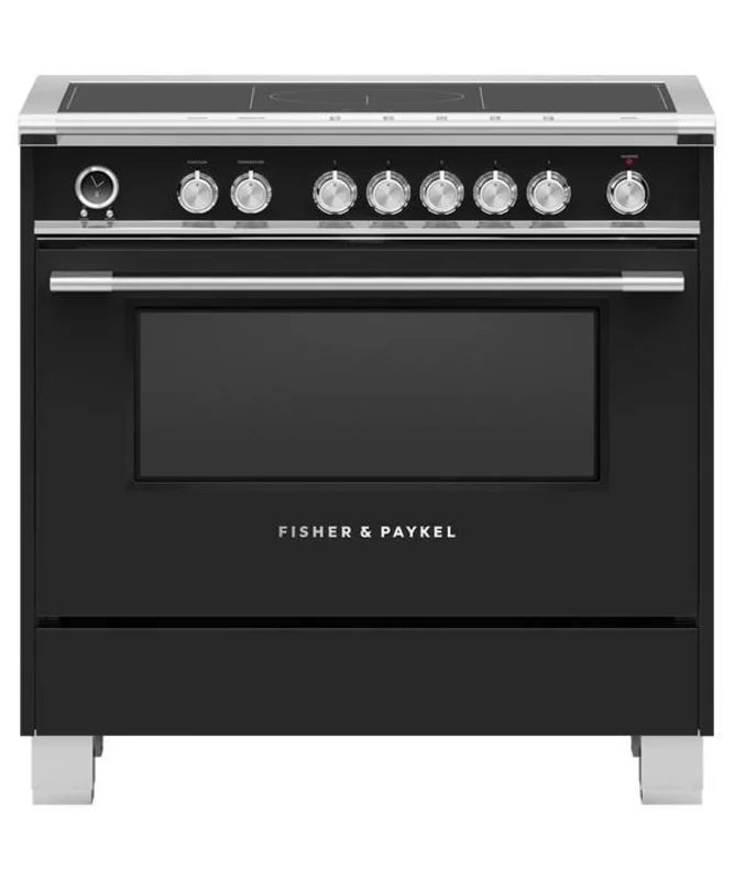 Fisher Paykel - 4.9 cu. ft Induction Range in Black - OR36SCI6B1 Black