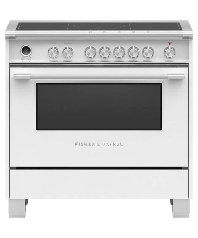Fisher Paykel - 4.9 cu. ft Induction Range in White - OR36SCI6W1 White