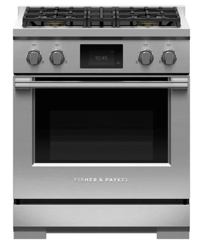 Fisher Paykel - 4 cu. ft Dual Fuel Range in Stainless - RDV3-304-N Stainless