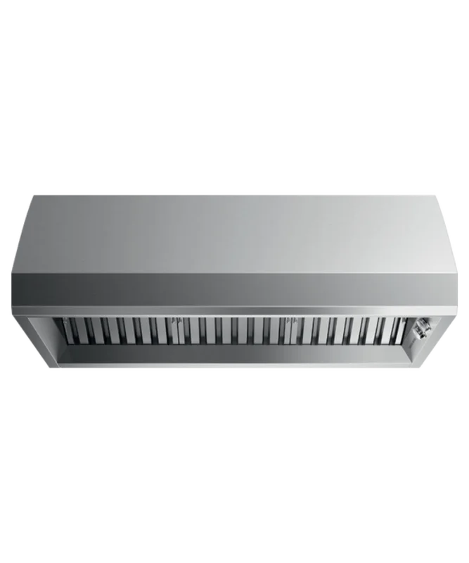 Fisher Paykel - 47.875 Inch 1200 CFM Wall Mount and Chimney Range Vent in Stainless - HCB48-12 N Stainless