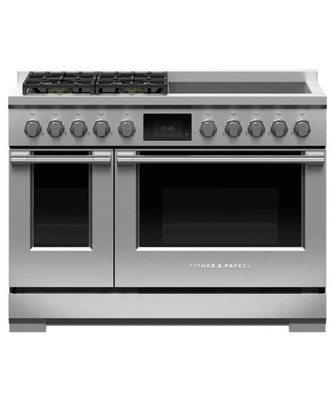 Fisher Paykel - 6.9 cu. ft Dual Fuel Range in Stainless - RHV3-484-N Stainless