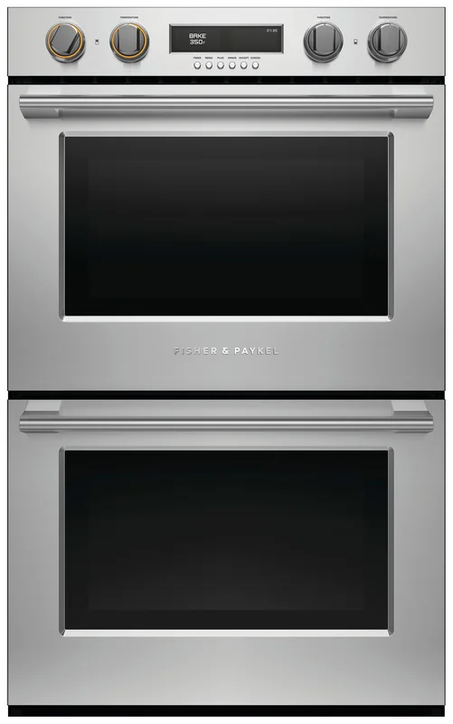 Fisher & Paykel - 8.2 cu. ft Double Wall Oven in Stainless - WODV330 Stainless