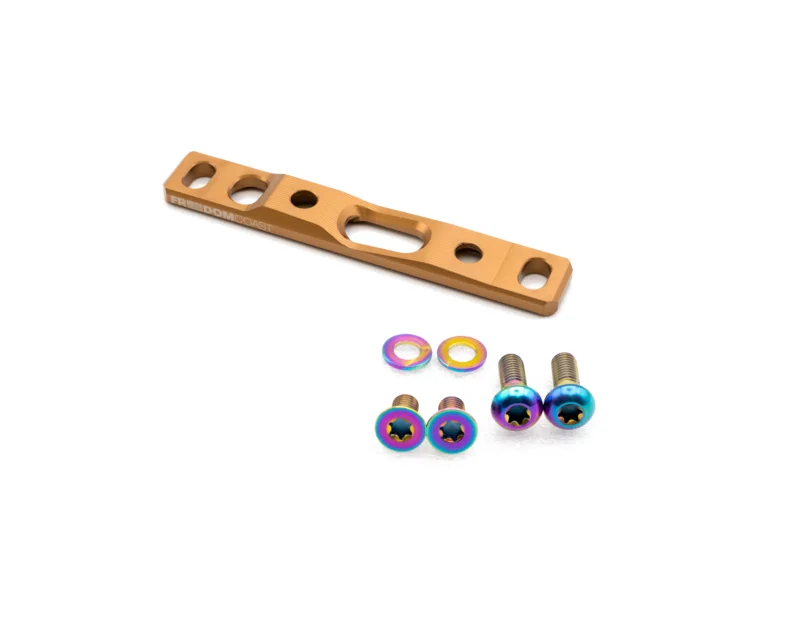 Flat Mount Disc Brake Adapter - Front Brake Champagne Gold