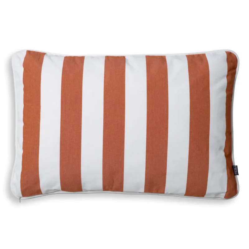 Florent Lumbar Outdoor Cushion, Orange, 23.62 x 15.75