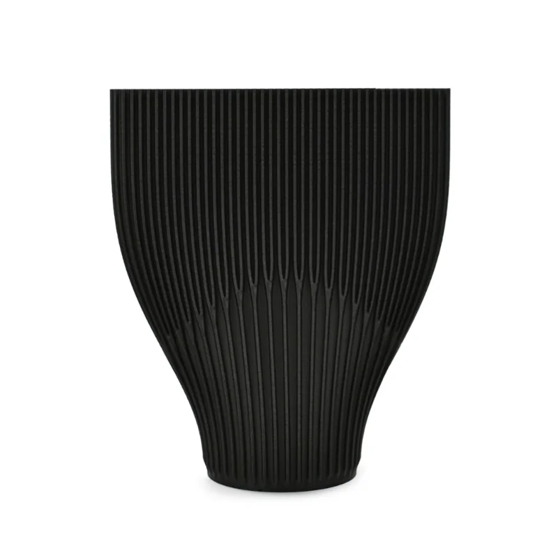Fluke Vase, Black