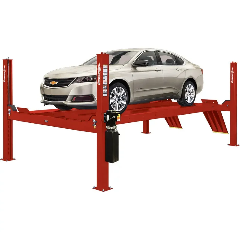 Forward Lift CR14 14K Four-Post Lift, ALI Cert. Blue