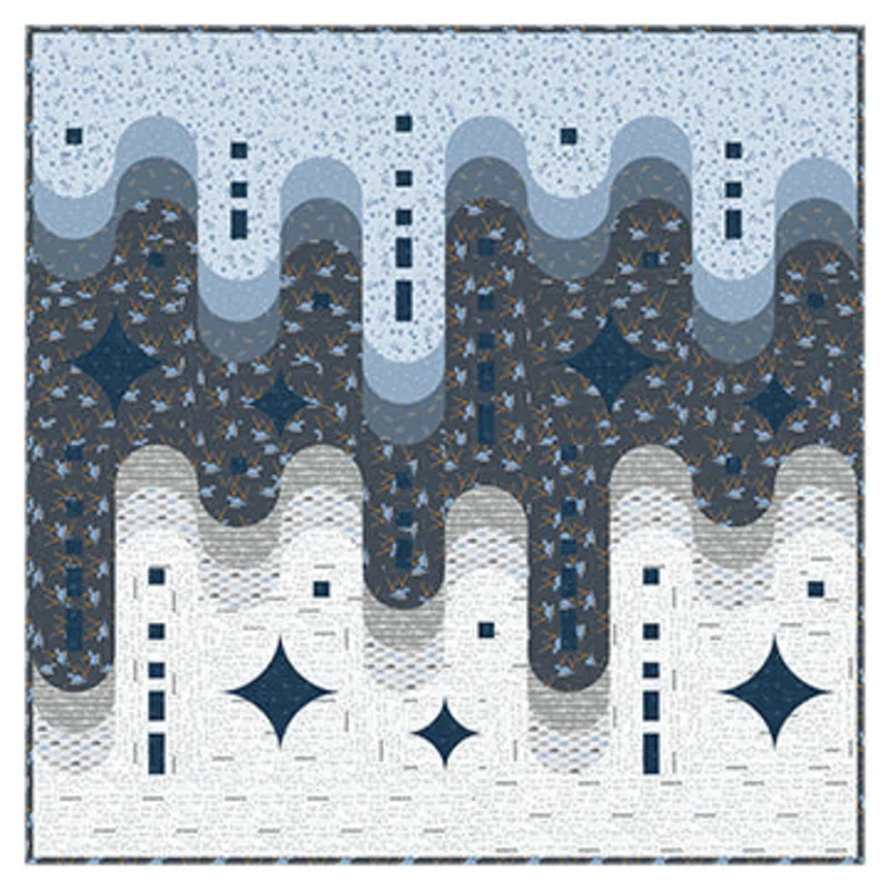 FOSSIL FOLKS-DRIP: Quilt Kit