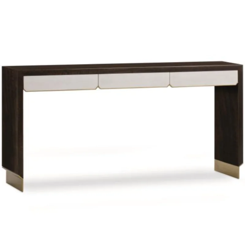 Fractal Console Table, 67"W x 16"D x 33"H