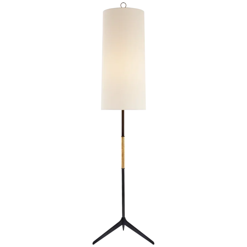 Frankfort Floor Lamp, Aged Iron