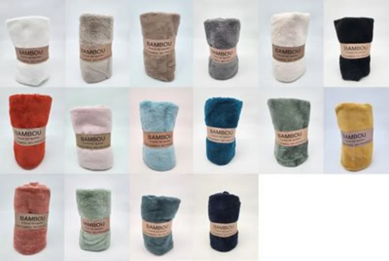 French Fat Quarter: Bamboo Fleece White