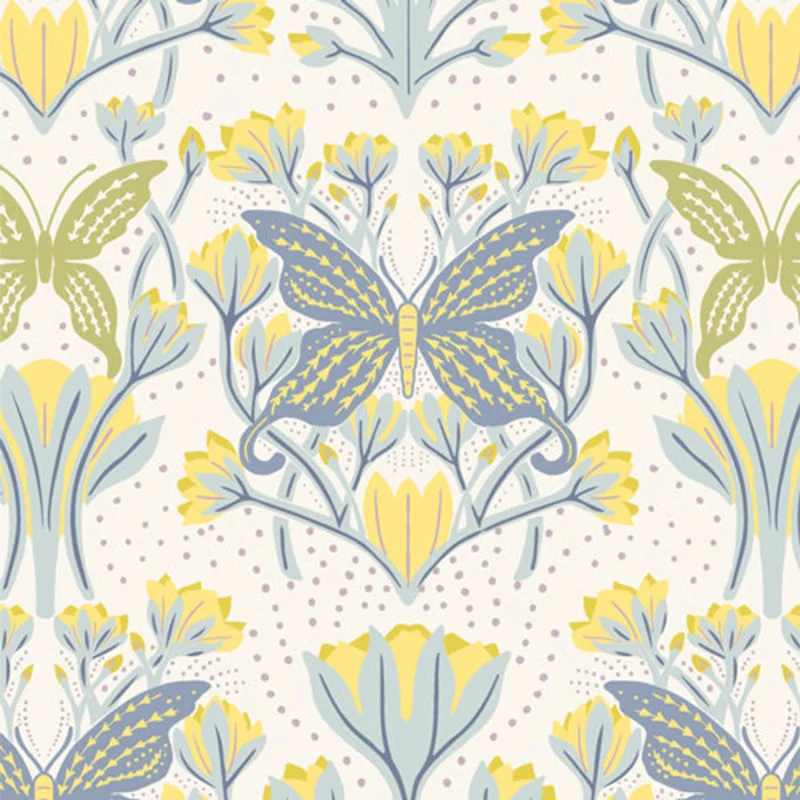 FRESH LINEN: Butterfly Reflection Dawn (1/4 Yard)