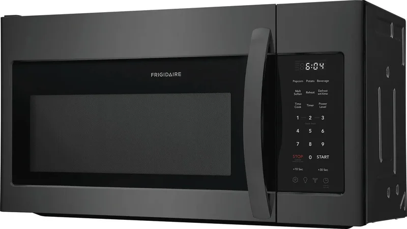 Frigidaire - 1.8 cu. Ft Over the range Microwave in Black Stainless - FMOS1846BD Black Stainless