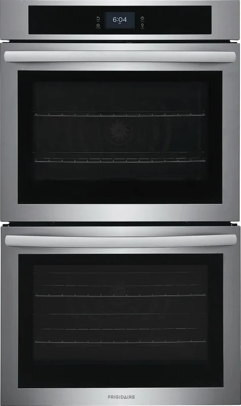 Frigidaire - 10.6 cu. ft Double Wall Oven in Stainless - FCWD3027AS Stainless